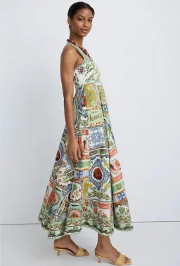 ALÉMAIS Tommasina Summer Dress | Size AU 14 for rent on The Volte - image 3