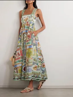 ALÉMAIS Tommasina Summer Dress | Size AU 14 for rent on The Volte - image 2