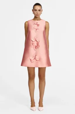 Acler Medora mini dress rose petal size 8 for rent on The Volte - image 1