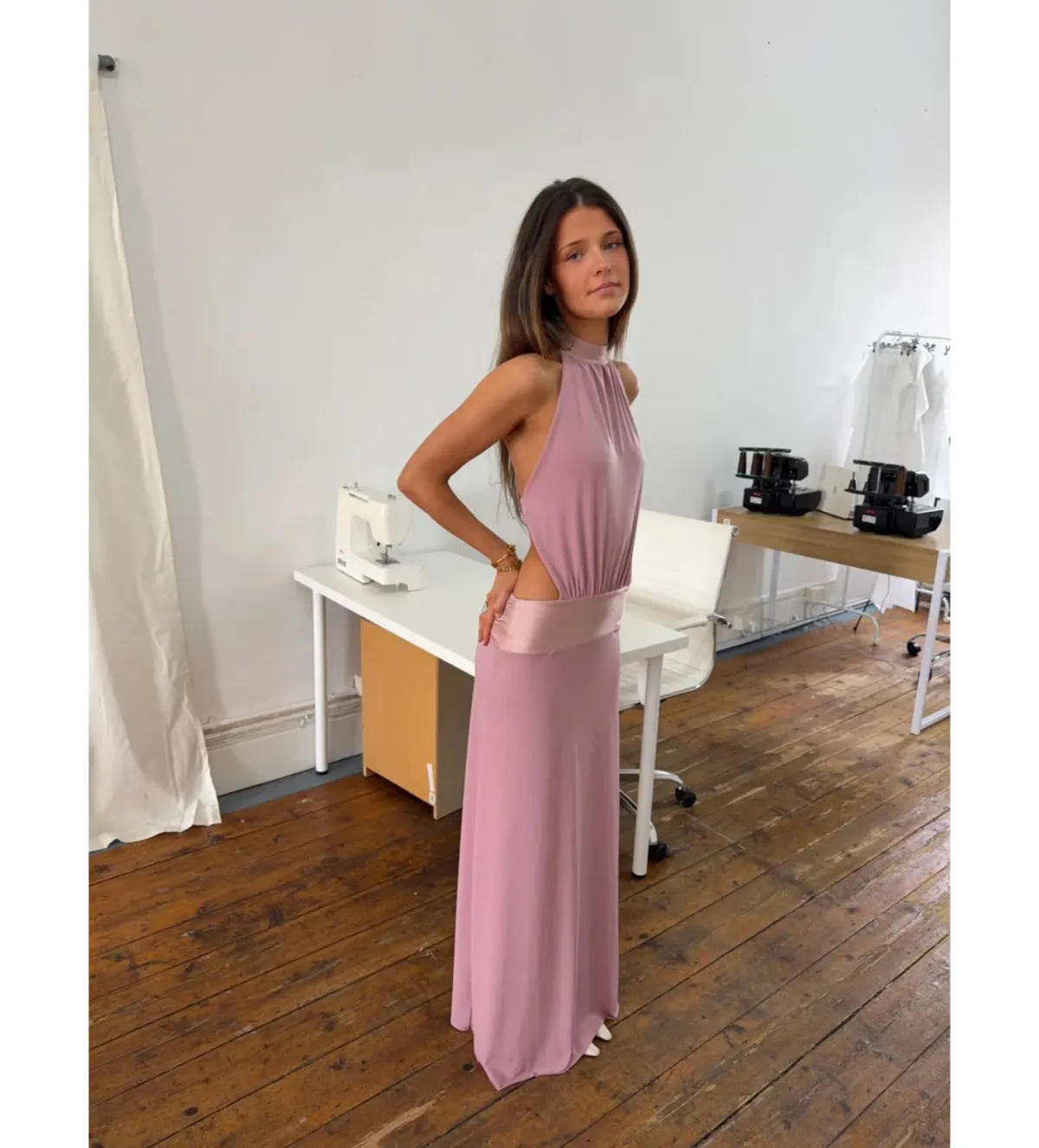 LaMarie Ondre Maxi Dress in Pink Size AU6 - Image 3