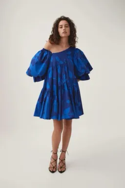 AJE CASABIANCA MINI DRESS ELECTRIC ROSE SIZE 10 for rent on The Volte - image 1