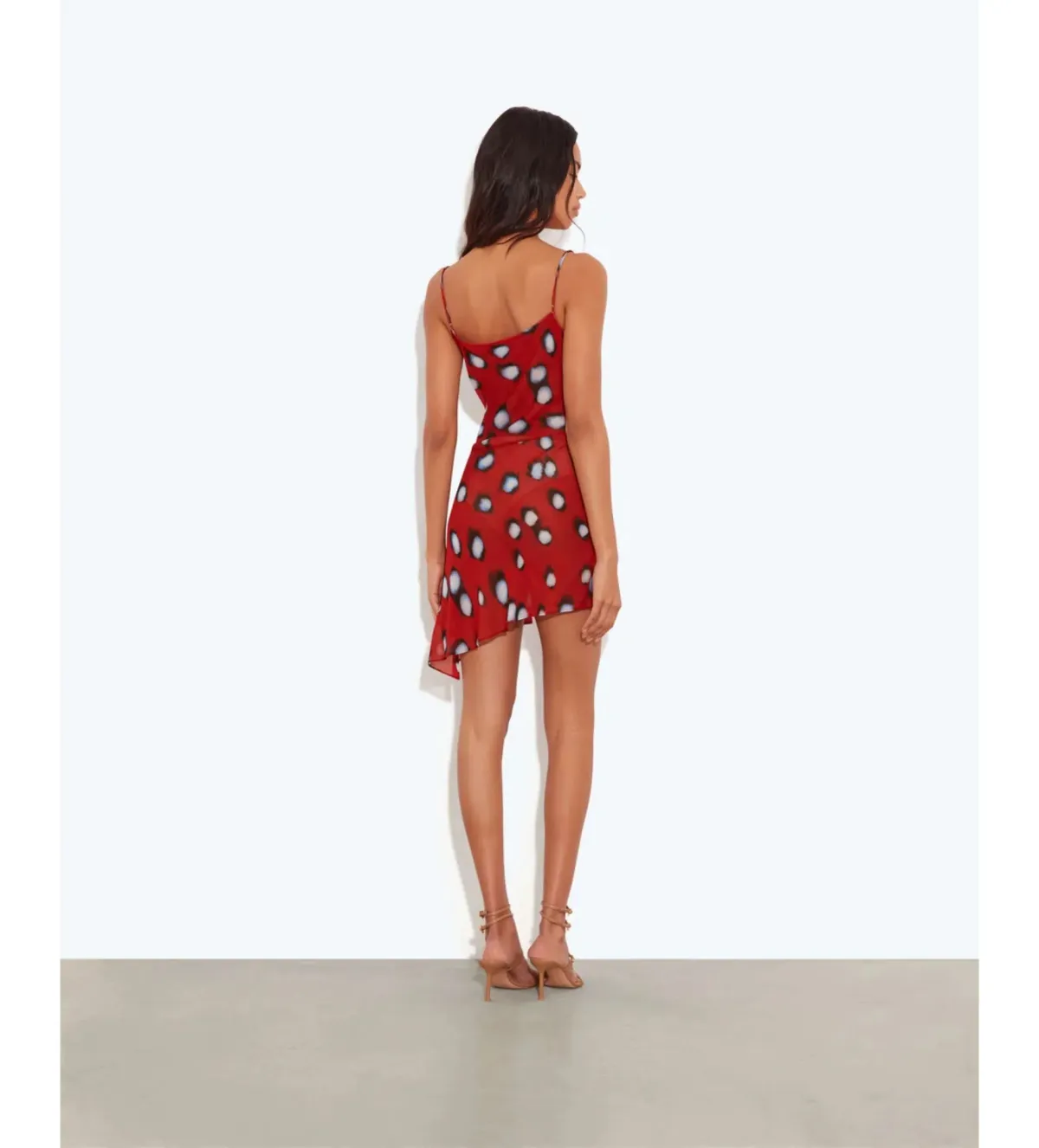 Rat & Boa Rosela Mini Dress in Red Size AU8 - Image 2