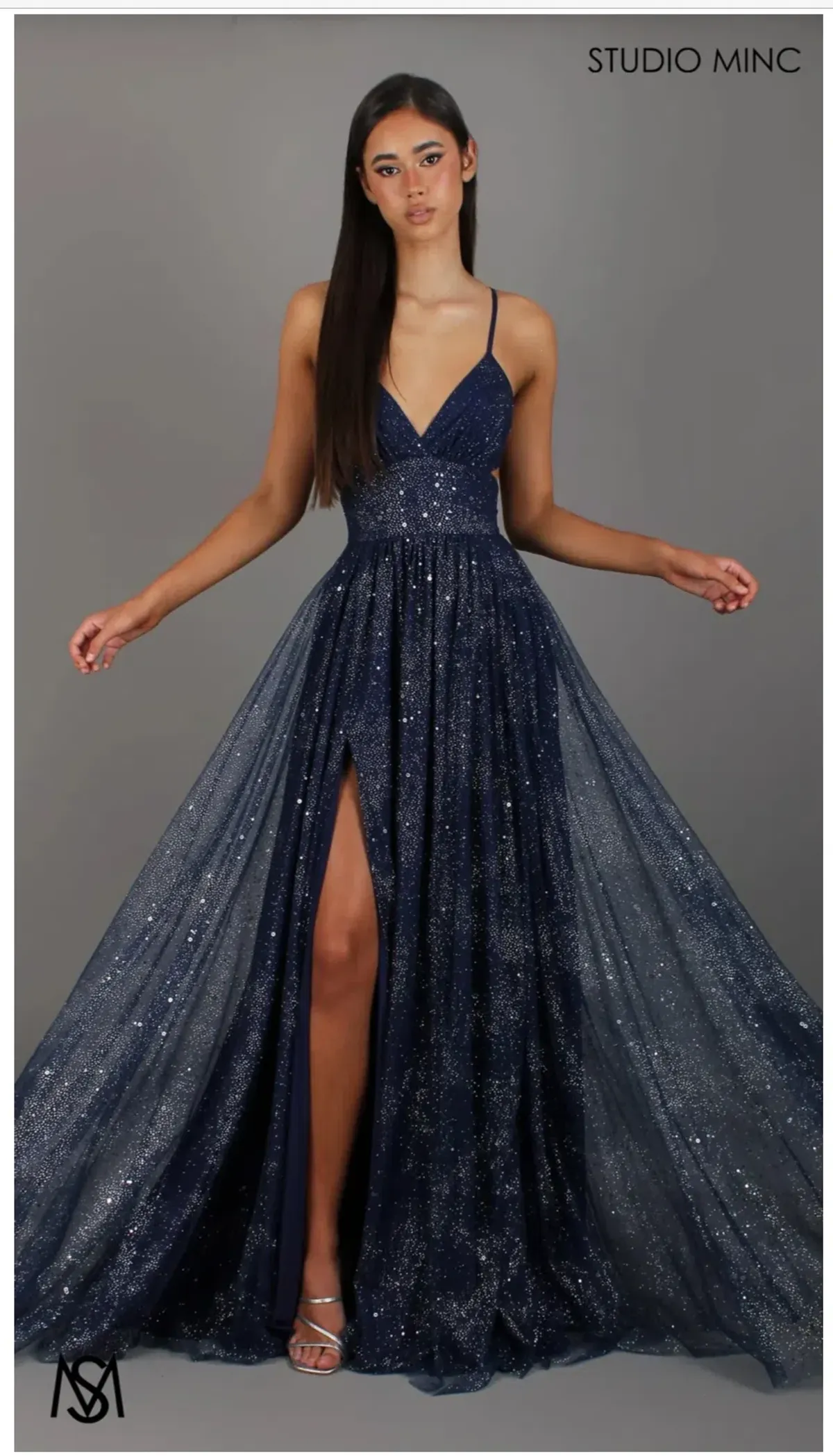 Studio Minc Stardust dress Navy size XS - Image 1