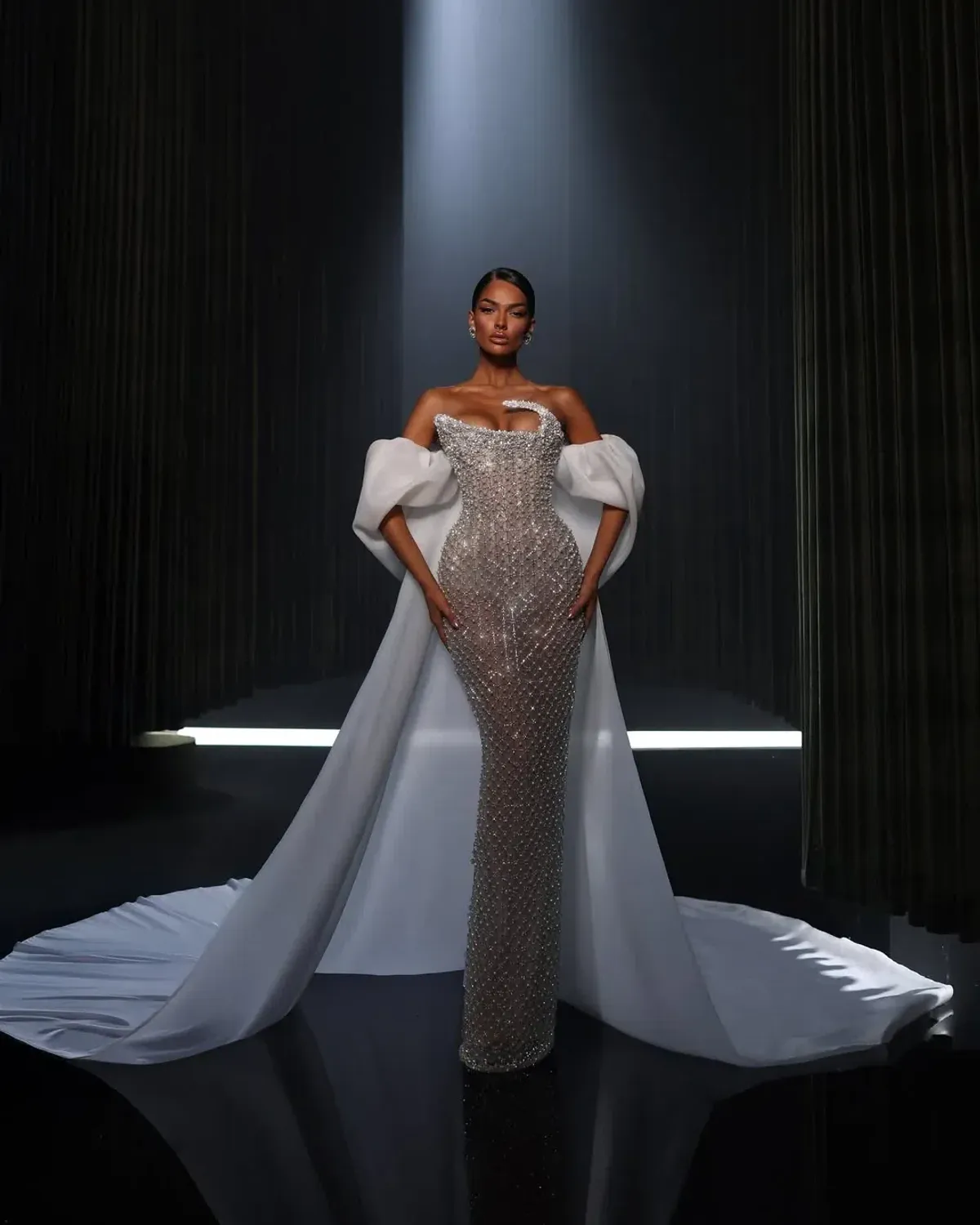 Crystal Kosovo gown | size 8 - Image 1