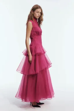 Aje Cosmina gown Cerise size 8 for rent on The Volte - image 2