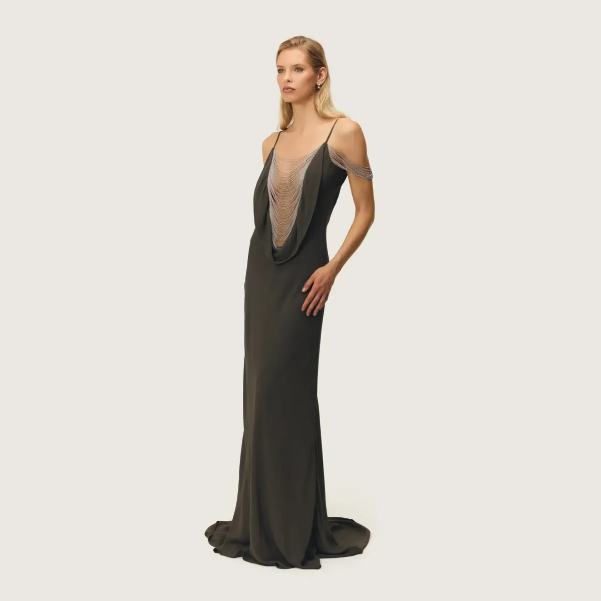 CORINA DRESS TRUFFLE by Arcina Ori Size S - Image 2