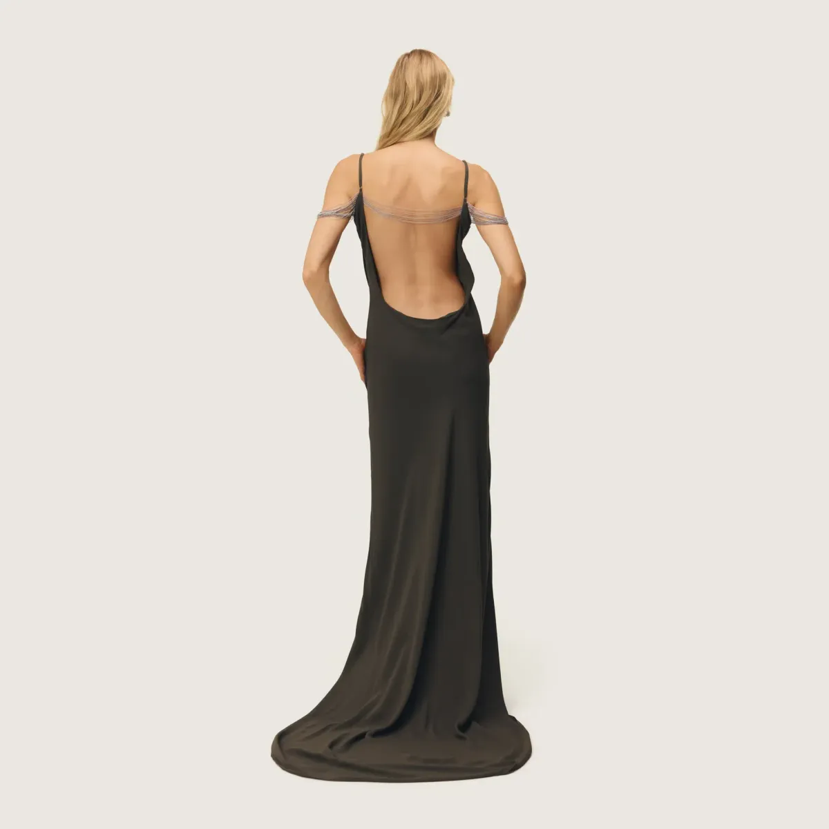 CORINA DRESS TRUFFLE by Arcina Ori Size S - Image 6