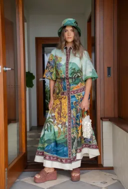 Alémais Lucena Shirtdress- AU12 for rent on The Volte - image 1