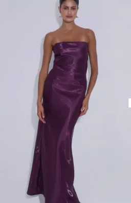 Lidee York Gown in Plum Gloss Size 10 for rent on The Volte - image 1