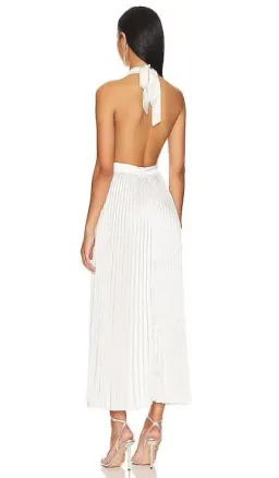 L'IDEE renaissance split gown white for rent on The Volte - image 6