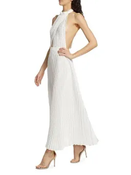 L'IDEE renaissance split gown white for rent on The Volte - image 4