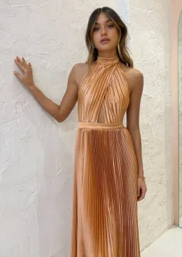 L'IDEE Renaissance Gown Rust for rent on The Volte - image 1