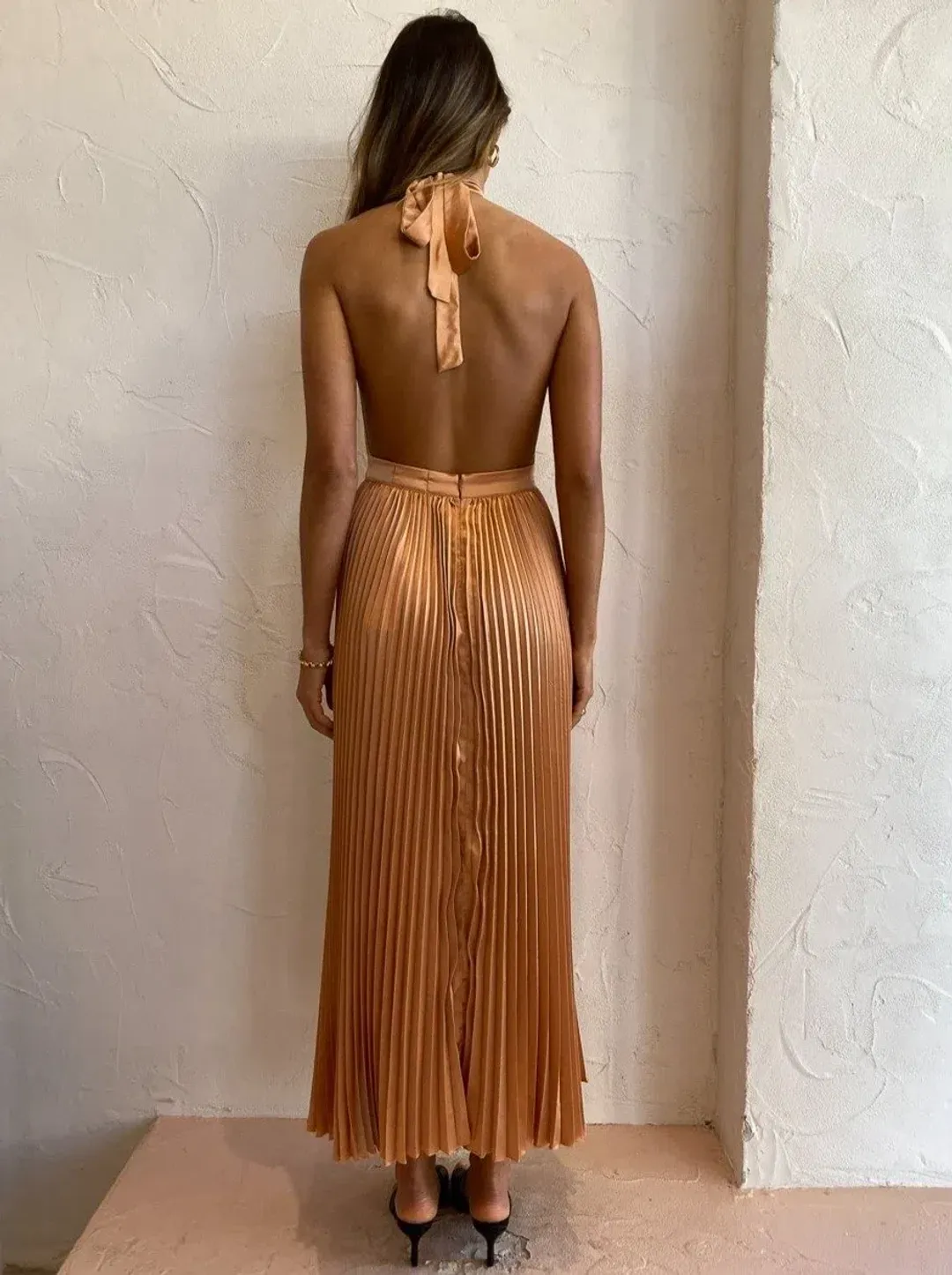 L'IDEE Renaissance Gown Rust for rent on The Volte - main image