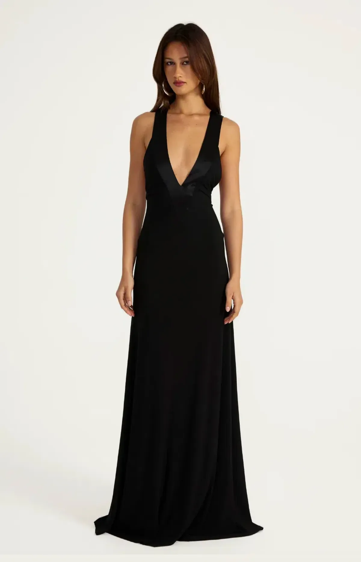 ancegria, rosa gown, black, maxi, size xs (AU6) - Image 3