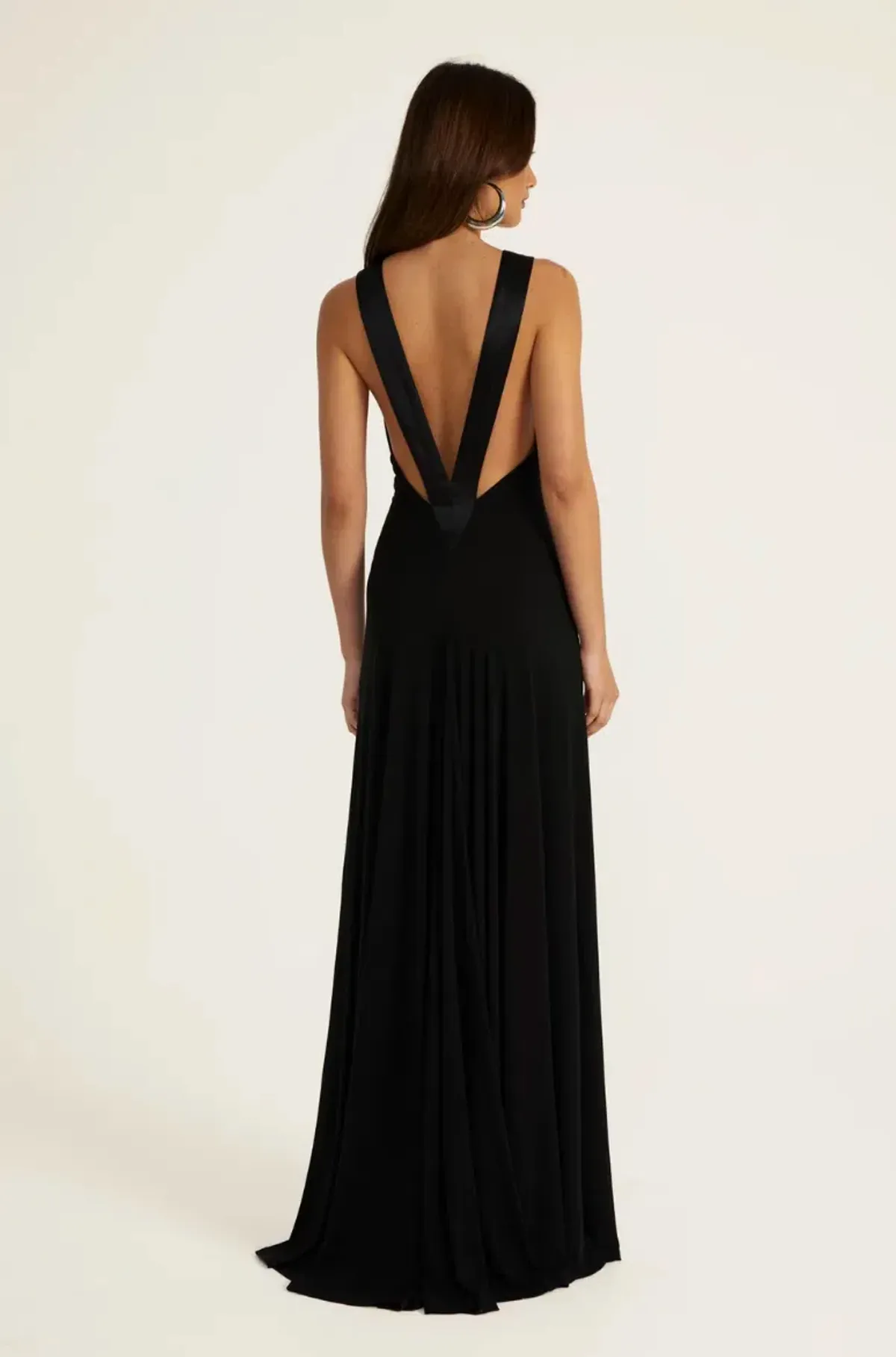 ancegria, rosa gown, black, maxi, size xs (AU6) - Image 2