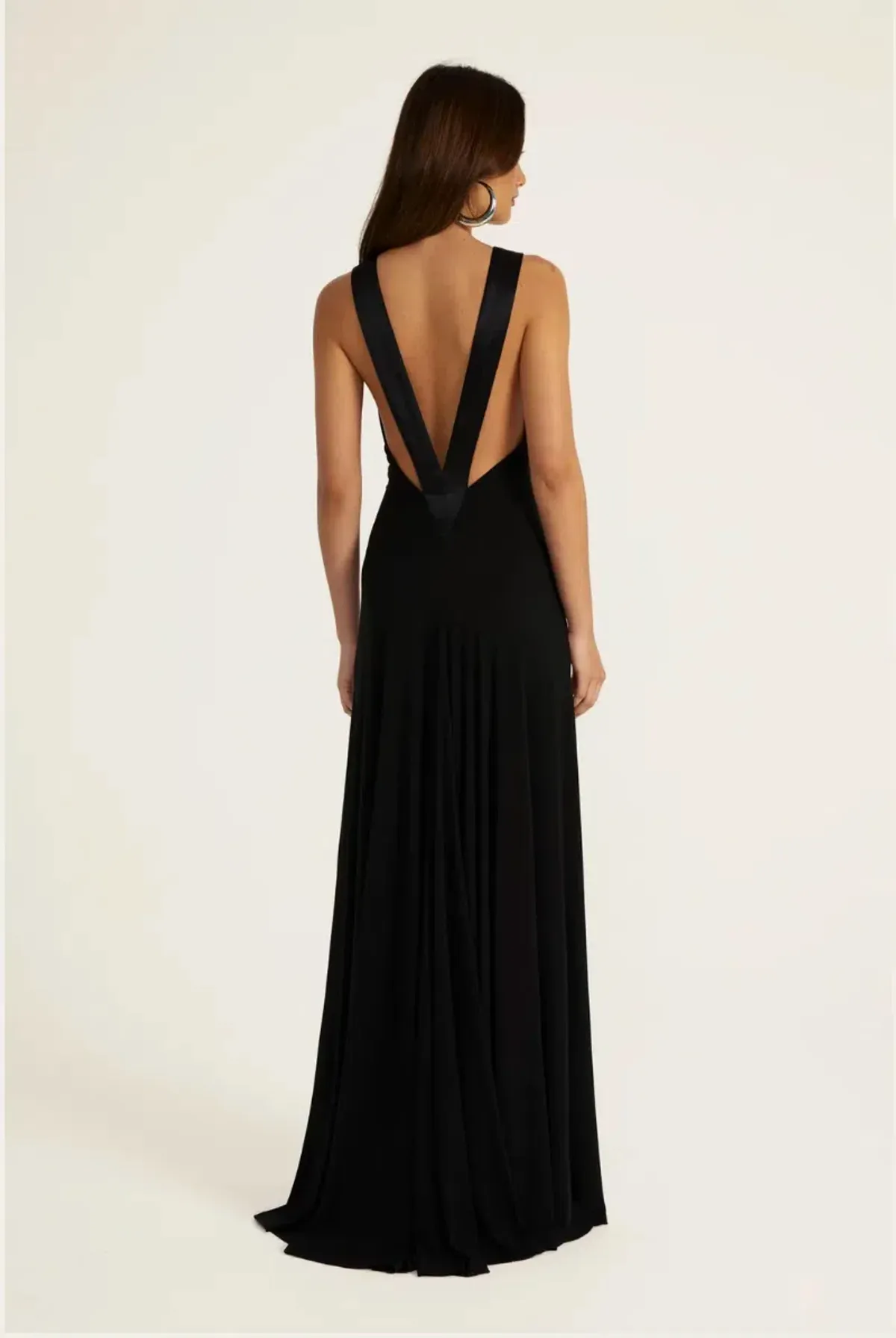 ancegria, rosa gown, black, maxi, size S (AU8) - Image 2