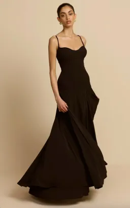 arcina ori PALOMA DRESS BLACK, maxi, size XS (AU6) for rent on The Volte - image 1