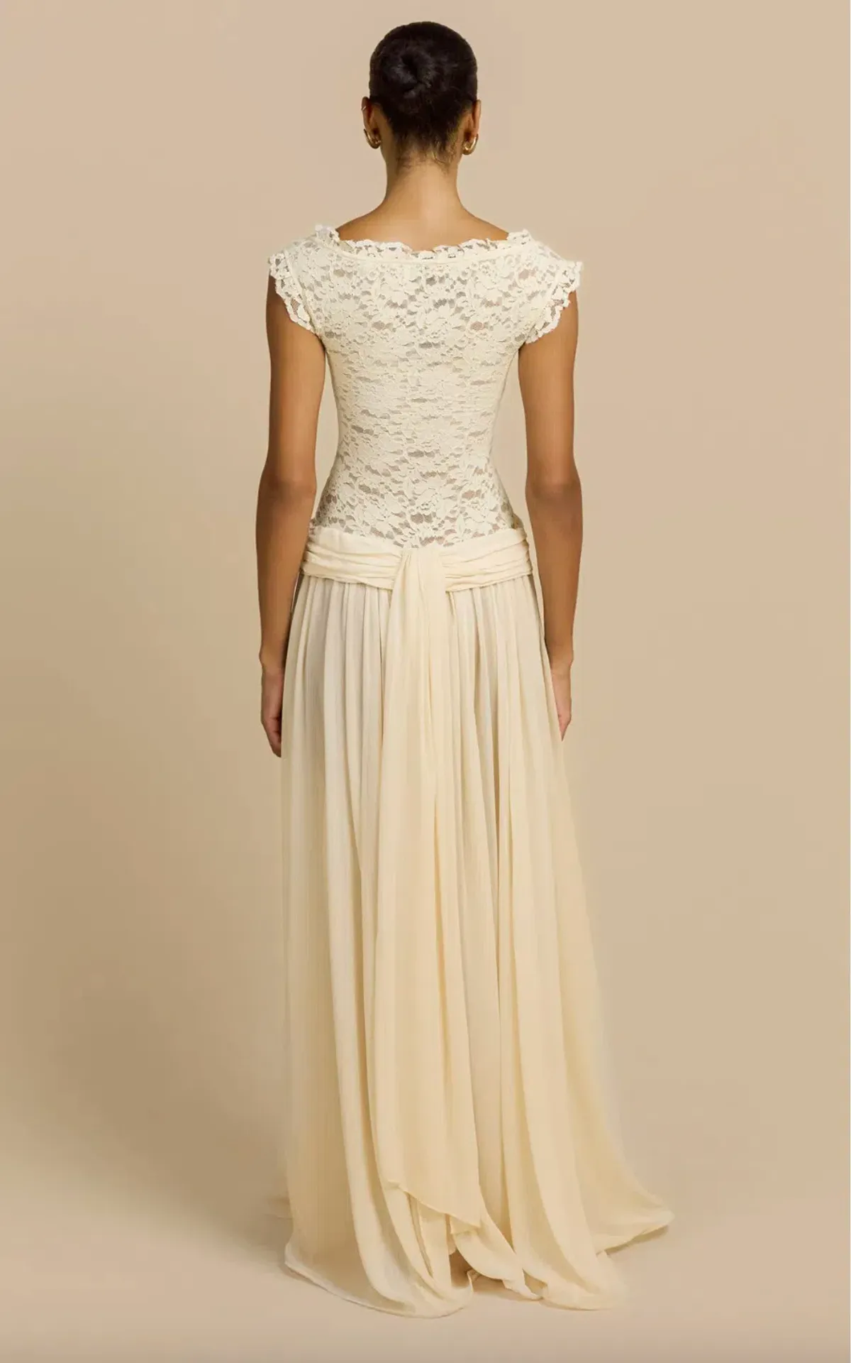arcina ori, arabella dress, beige, size XS (au6) - Image 2