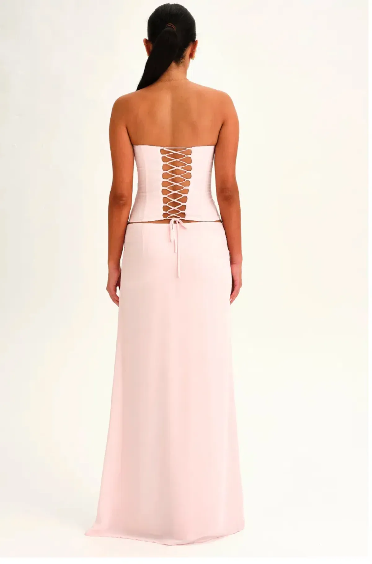 sabelle Charlotte set, PINK, maxi, size XSMALL (aU6) - Image 2
