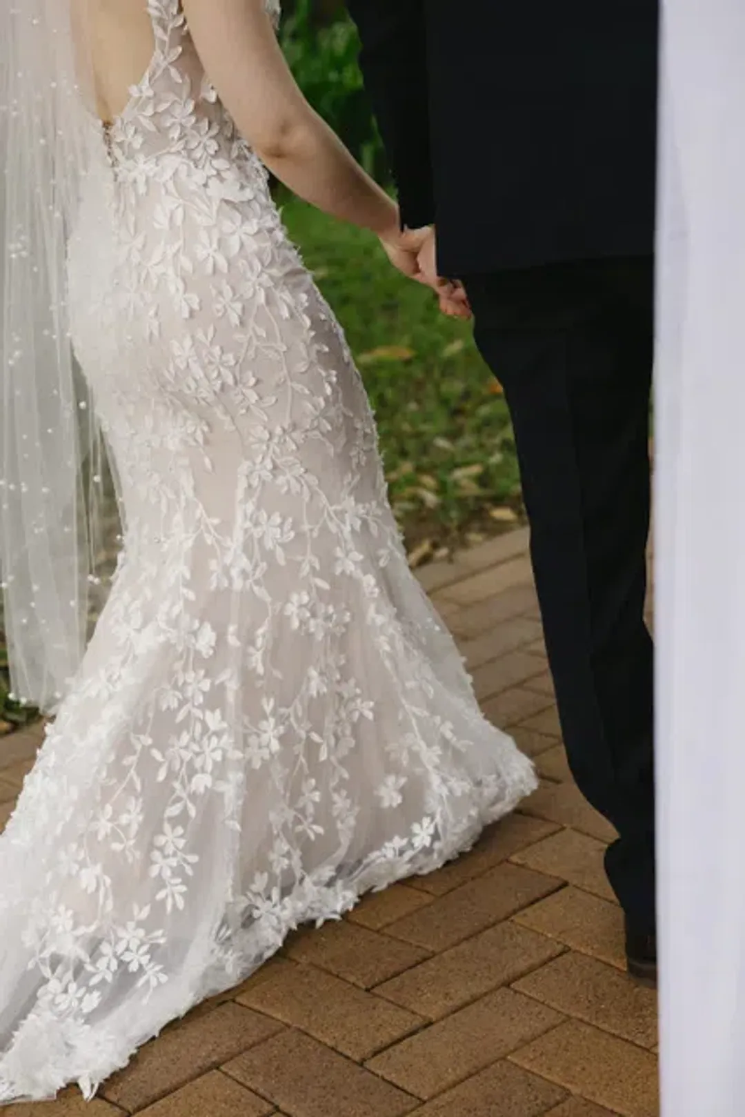 Luv Bridal Cherry Blossom Design Wedding Dress for rent on The Volte - main image