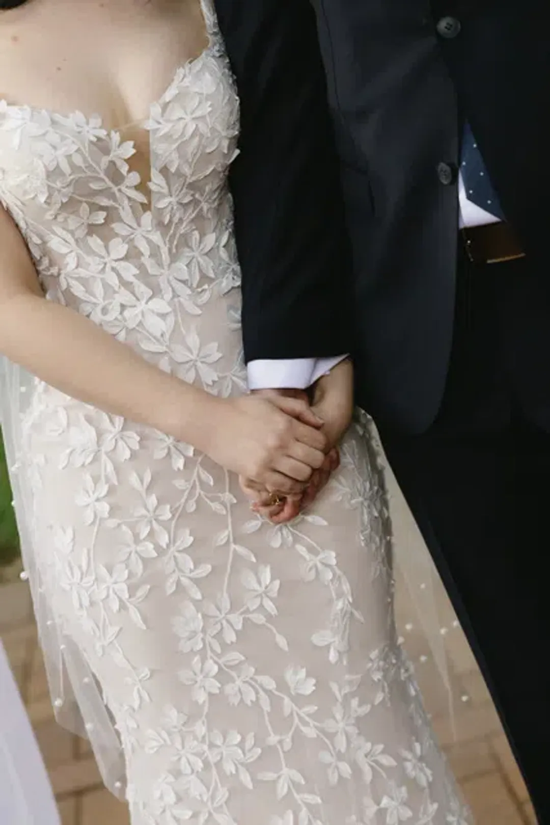 Luv Bridal Cherry Blossom Design Wedding Dress for rent on The Volte - main image