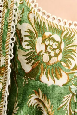Alemais Alessia Ballet Sundress Green Floral Size 14 for rent on The Volte - image 4