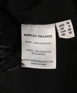Rebecca Vallence Kaia feather trimmed sequin tulle mini dress size 10 for rent on The Volte - image 4
