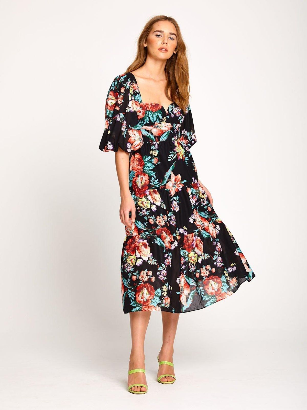 Alice McCall Baby Dee Midi Dress Floral Size 10 for rent on The Volte - main image