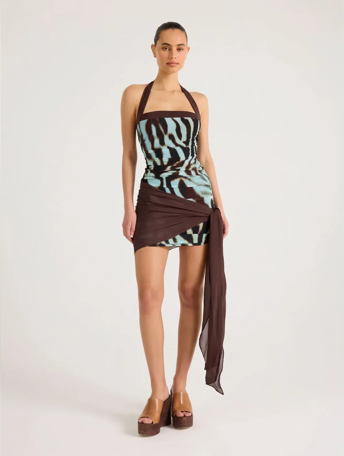 Benni Luciana Mini Dress Size 8 for rent on The Volte - main image