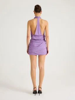 Benni Maisie Mini Dress Grape Size 10 for rent on The Volte - image 2