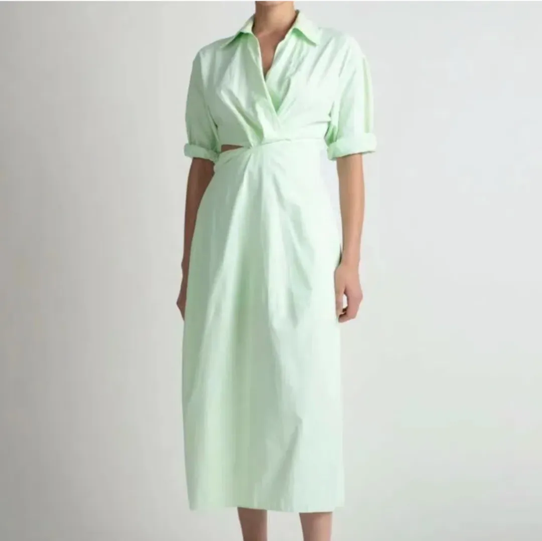Camilla and Marc Cocoon Midi Dress Apple size 10 for rent on The Volte - main image