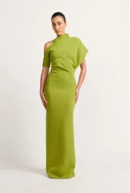 TOJHA MATSON DRESS GREEN MAXI SIZE SMALL 8 for rent on The Volte - image 1