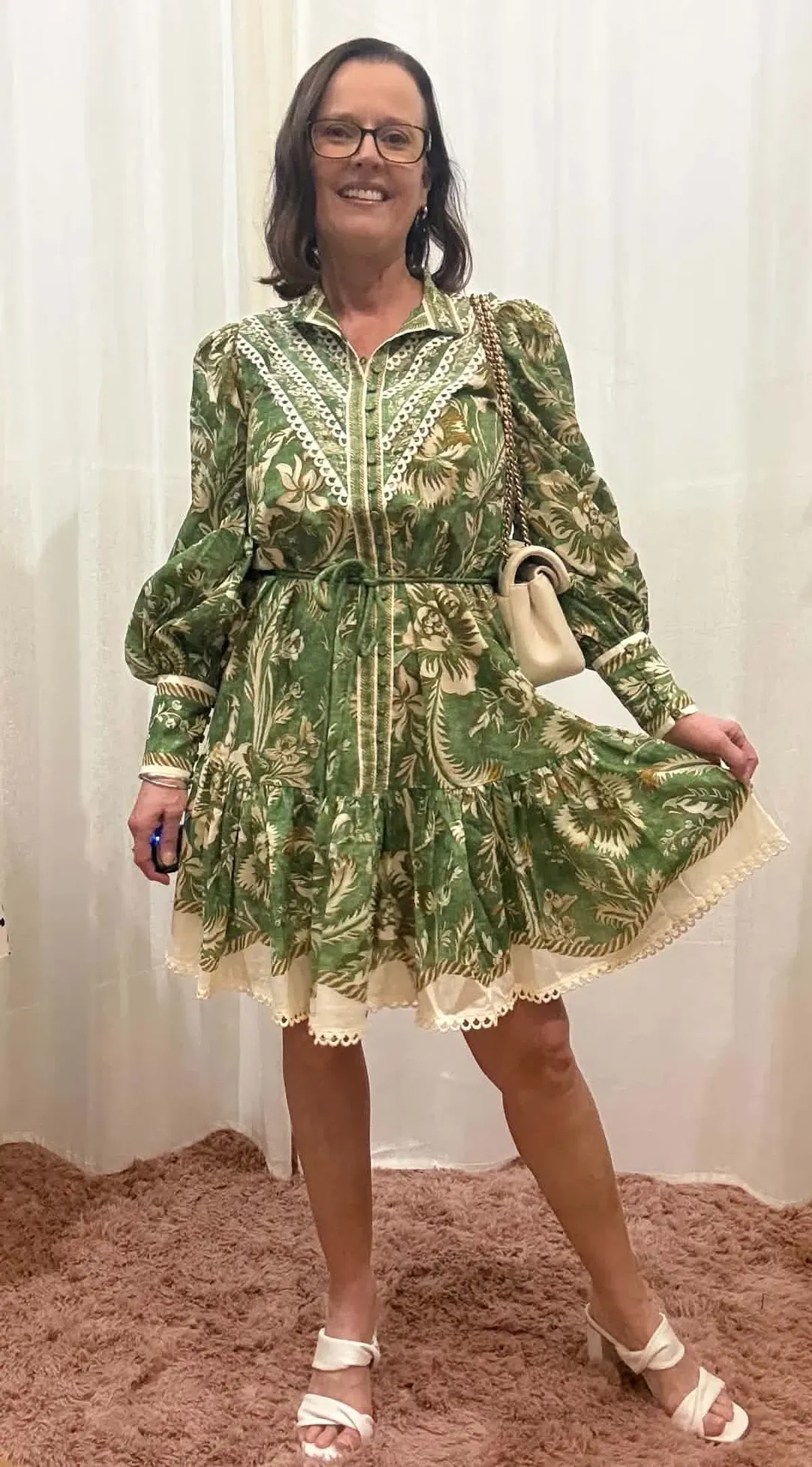 ALEMAIS ALESSIA MINI SHIRTDRESS SIZE 10 - Image 2