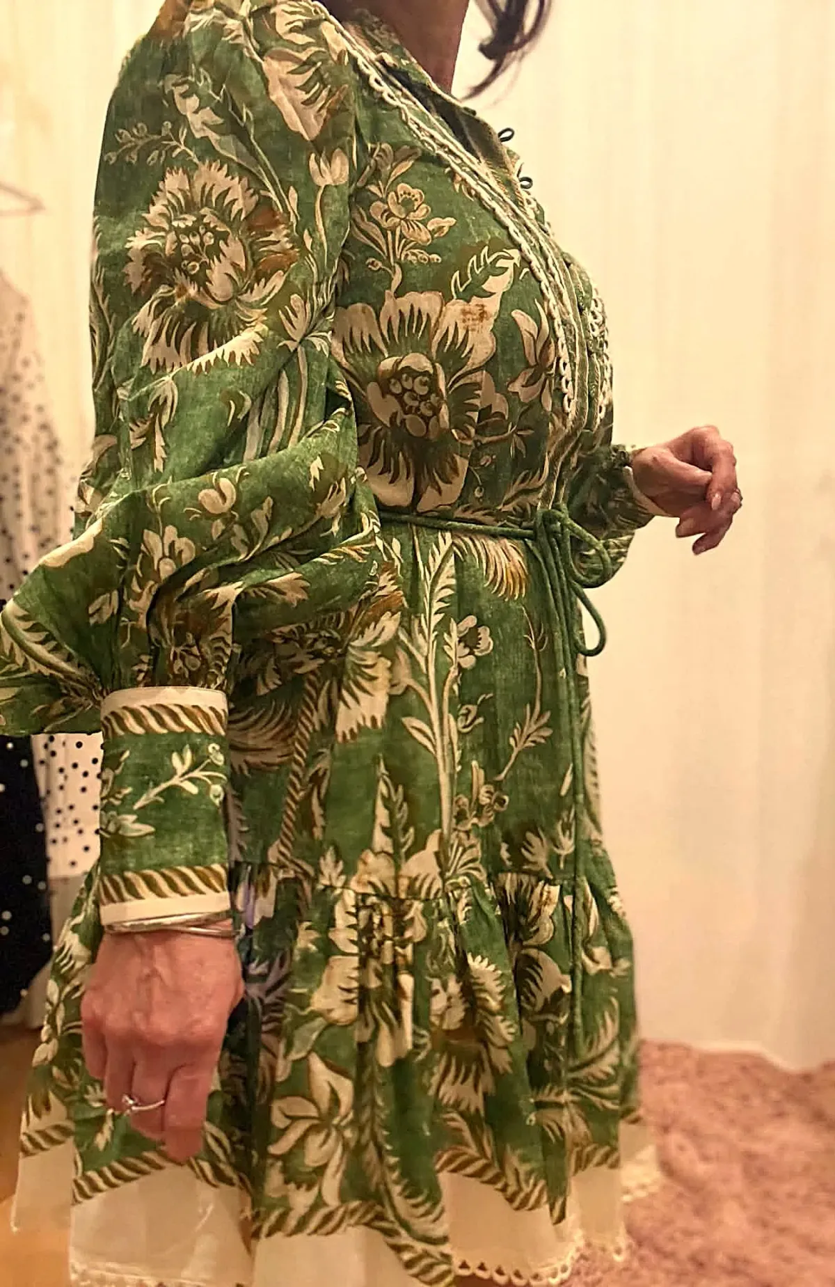 ALEMAIS ALESSIA MINI SHIRTDRESS SIZE 10 - Image 3