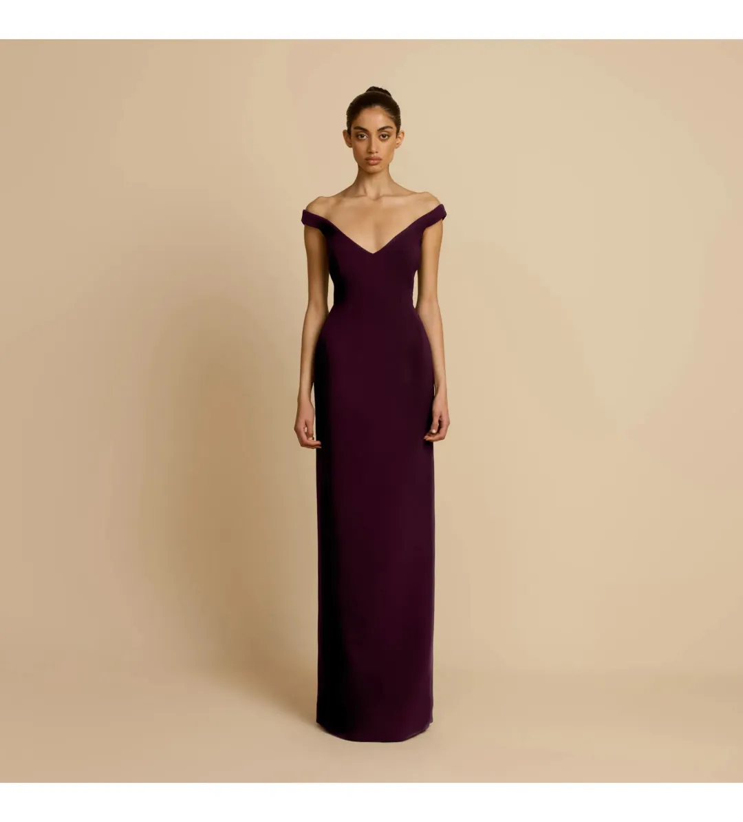 Arcina Ori Ellery Maxi Dress Plum Size XL/AU14 for rent on The Volte - main image