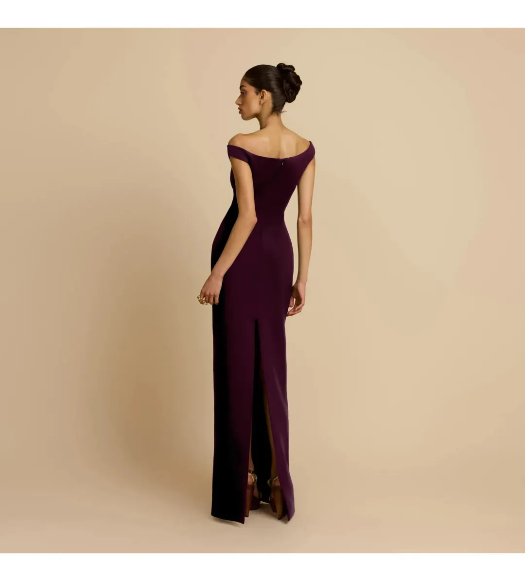 Arcina Ori Ellery Maxi Dress Plum Size XL/AU14 for rent on The Volte - main image