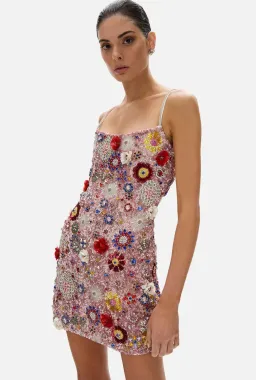 Rachel Gilbert Francesca Mini Dress in Pink Size 1 AU 8 for rent on The Volte - image 2