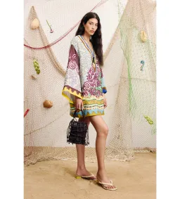 Alemais Alita Mini Dress in Print Size AU10 for rent on The Volte - image 2