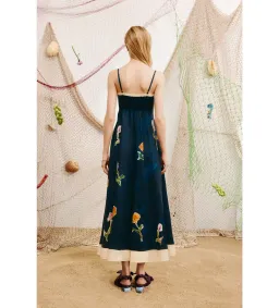 Alemais Sophie Sundress in Navy Floral Size AU10 for rent on The Volte - image 3
