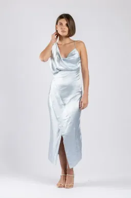 One Fell Swoop Muse Dress Sky Blue for rent on The Volte - image 2