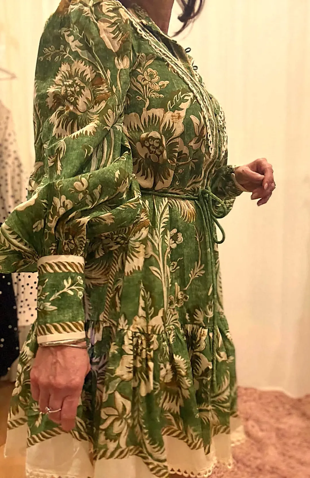 ALEMAIS ALESSIA MINI SHIRTDRESS SIZE 16 for rent on The Volte - main image