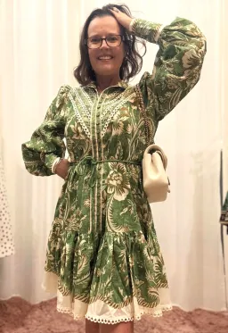 ALEMAIS ALESSIA MINI SHIRTDRESS SIZE 16 for rent on The Volte - image 1