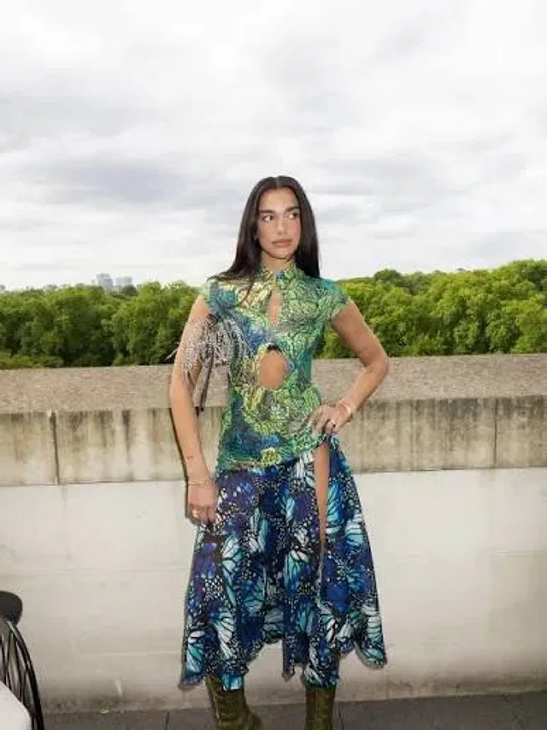 Kim Shui Lace Butterfly Dress for rent on The Volte - main image