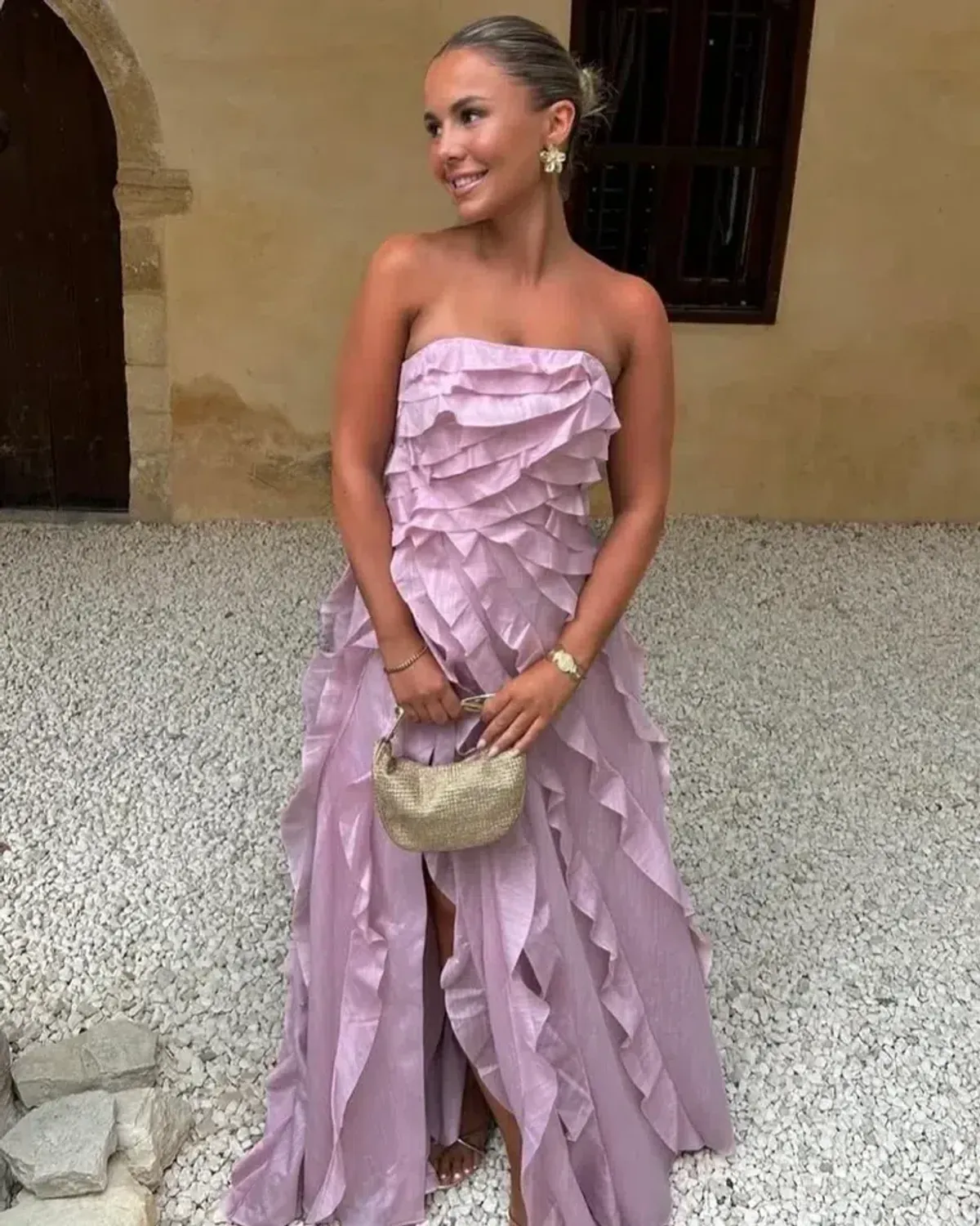 AJE Allarie Gown Pink Size 10 (FOR HIRE) - Image 2