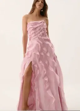 AJE Allarie Gown Pink Size 10 (FOR HIRE) for rent on The Volte - image 3
