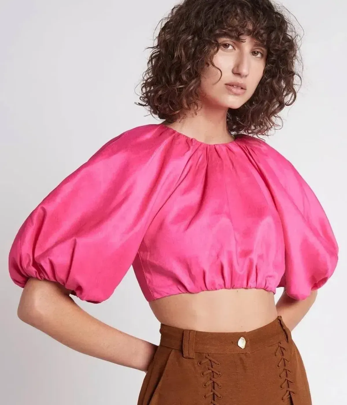 Aje set admiration lace up cropped top size 8 & skirt size 10 - Image 2