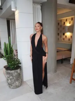 Natalie Rolt Winona Gown | Espresso size 0 for rent on The Volte - image 1