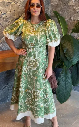 Alemais Alessia Midi Dress Size 8 for rent on The Volte - image 1