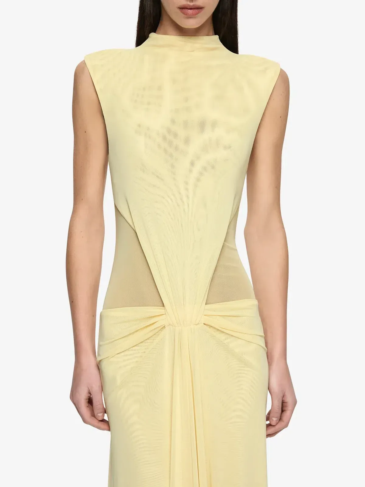 Bec & Bridge Odea Gathered Maxi Lemon Yellow Size S (8) - Image 3