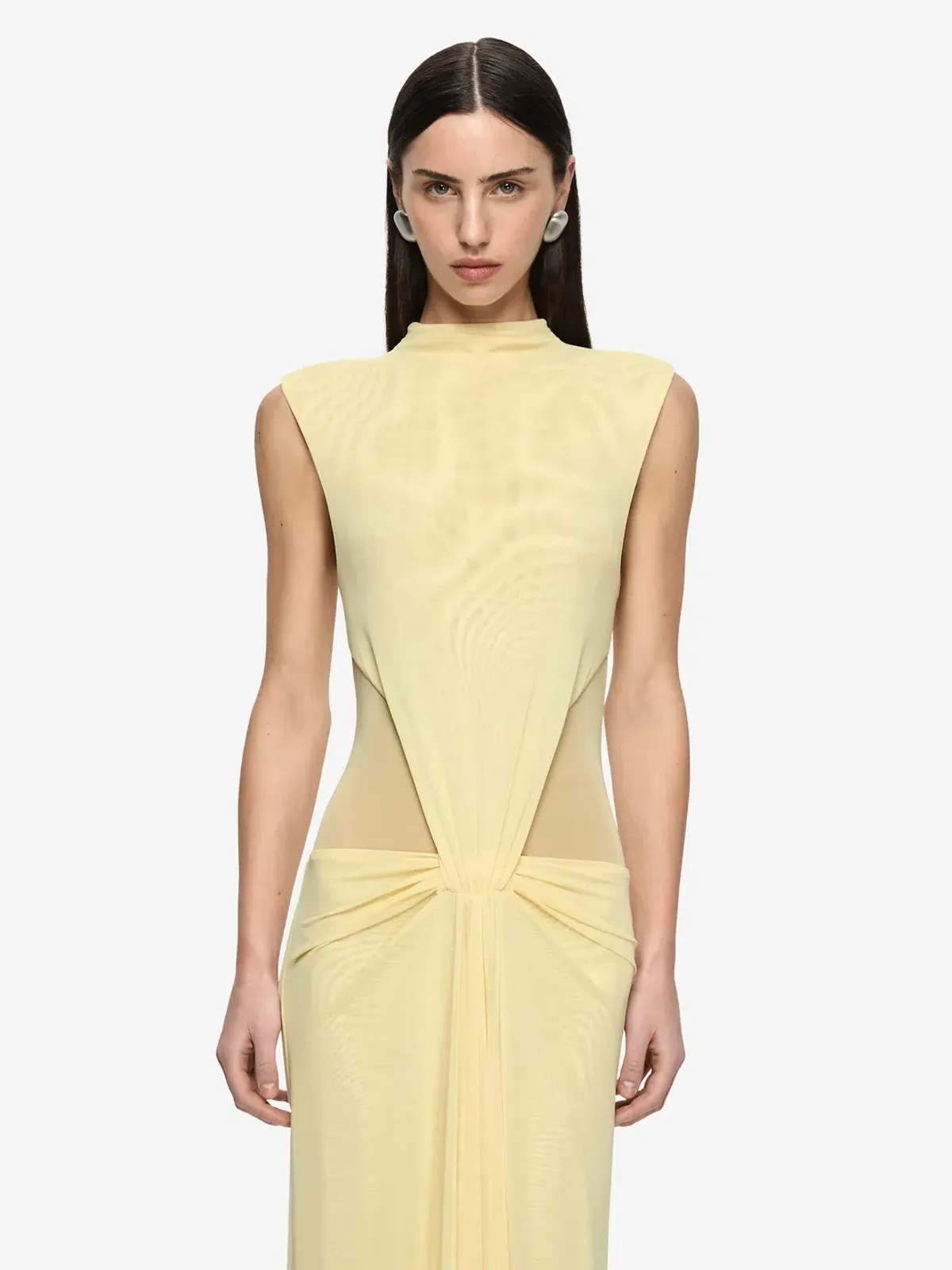 Bec & Bridge Odea Gathered Maxi Lemon Yellow Size S (8) - Image 2